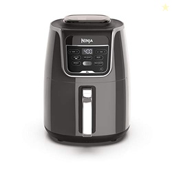 NINJA | XL SINGLE BASKET AIR FRYER | 5.5 QT CAPACITY FITS 3LBS OF WINGS | 5-IN-1AIR FRY, ROAST, BAKE,REHEAT & DEHYDRATE |DISHWASHER SAFE PARTS & RECIPE GUIDE | GREY |AF150AMZ