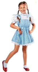 Rubies The Wizard of Oz: Dorothy Sequin Costume Dress for Kids, Girl's Small