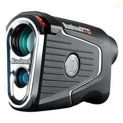 Bushnell Golf Pro X3+ Laser Rangefinder with Wind Speed, Slope & Elements Compensation | 1300-Yard Range, 7X Magnification, Dual Display, Visual JOLT & Magnetic Cart Mount