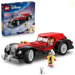 LEGO Disney Cruella De Vils Car Building Toy - 101 Dalmations Pretend Play Vehicle Building Set for Girls & Boys, Ages 9+ - Gift for Christmas - 43277
