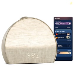 Hatch Restore 3 Sunrise Alarm Clock, Sound Machine, Smart Light (Greige) - White Noise, Screen-Free Sleep Routine