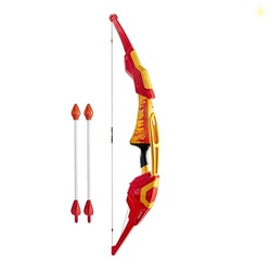 NERF PYROSTRIKE MEGABOW, 42-INCH BOW FIRES ARROWS UP TO 105 FEET, 2 ARROWS WITH SOFT TIPS, KIDS OUTDOOR TOYS, AGES 10+ (AMAZON EXCLUSIVE)