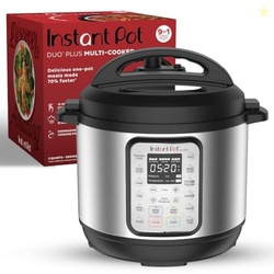 Instant Pot Duo Plus 9-in-1 Multicooker, Pressure Cooker, Slow Cook, Rice Maker, Steamer, Saut, Yogurt, Warmer & Sterilizer, Includes App With Over 800 Recipes, Stainless Steel, 6 Quarts