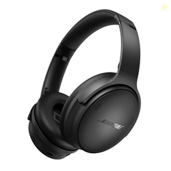 Bose QuietComfort Headphones - Wireless Bluetooth Headphones, Active Over Ear Noise Cancelling and Mic, USB-C Charging, Deep Bass, Up to 24 Hours of Playtime, Black