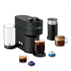 Nespresso Vertuo Pop+ Coffee and Espresso Maker by Breville, Samra Origins by The Weeknd Vertuo Metad Green Machine and Nespresso Aeroccino3 milk frother