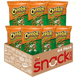 Cheetos Cheese Flavored Snacks, Cheddar Jalapeno Crunchy, 2 Ounce (Pack of 64)