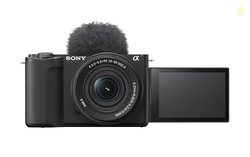 SONY ALPHA ZVE10 II - APS-C INTERCHANGEABLE LENS MIRRORLESS CONTENT CREATORS CAMERA - BLACK - WITH LENS