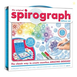 Spirograph  Deluxe Set  Spiral Art Drawing Kit  The Classic Way to Make Countless Amazing Designs  For Kids Ages 8+