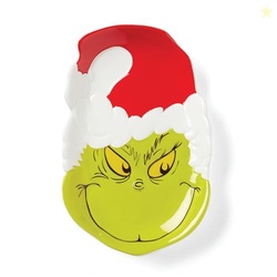 Lenox 894168 Merry Grinchmas Candy Dish, Christmas & Holiday Hosting