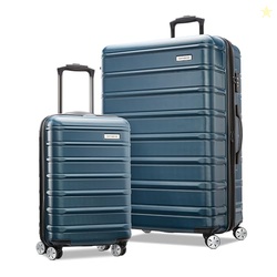 Samsonite Omni 2 Hardside Expandable Luggage with Spinner Wheels, 2-Piece Set (19/28), Nova Teal