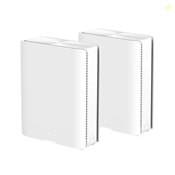 ASUS ZenWiFi BQ16 Pro Quad-Band WiFi 7 Mesh Router (2 Pack), up to 8000 sqft, 2X 10G Ports Each, Smart Home Master with Multi-SSID, VPN & Parental Controls, Subscription-Free Security, AiMesh