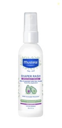Mustela Baby Diaper Rash Cream Spray  Touch-Free protectant with Zinc Oxide & Natural Avocado - Treats, Soothes and Prevents Diaper Rash- Fragrance-Free - 3 fl. oz