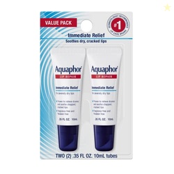 AQUAPHOR LIP REPAIR OINTMENT, MOISTURIZING LIP BALM PACK, RELIEVES DRYNESS, HOLIDAY GIFTS FOR SELF CARE, 0.35 TUBE, PACK OF 2