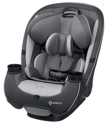 Safety 1st Grow and Go All-in-One Slim Convertible Car Seat, Rear Facing, 5-40 lbs, Forward Facing (3065 lbs), High Back Booster Seat 40-100 pounds, Iron Frost