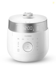 CUCKOO Twin Pressure Rice Cooker 6-Cup Uncooked / 12-Cup Cooked with Induction Heating Technology, 20 Menu Modes with Voice Guide, Versatile Rice Maker Multi-Cooker & Pressure Cooker (CRP-LHTR0609FW)