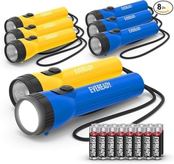 Eveready LED Flashlight (8-Pack & Batteries Included)