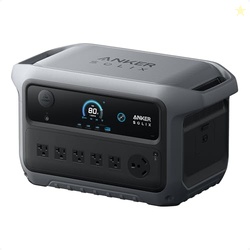 Anker SOLIX C2000 Gen 2 Portable Power Station, 2,400W (Peak 4,000W) Solar Generator, Full Charge in 58 Min, 2048wh LiFePO4 Battery for Home Backup, Power Outages, and Camping (Optional Solar Panel)