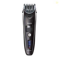 PANASONIC BEARD TRIMMER FOR MEN CORDLESS PRECISION POWER, HAIR CLIPPER WITH COMB ATTACHMENT AND 19 ADJUSTABLE SETTINGS, WASHABLE, ER-SB40-K, 0.5-10MM LENGTHS, 1 PACK