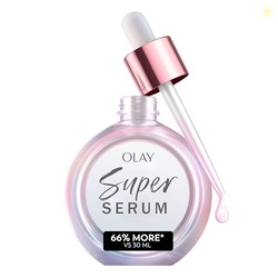 Olay Super Serum - Niacinamide, Vitamin C & E, Collagen Peptide, AHA - 5-in-1 Skin Care Benefits for Face - Healthy Glow, Brightening, Hydrating, Smoothing, Firming, Evens Tone, Anti-Aging, 1.7 Oz