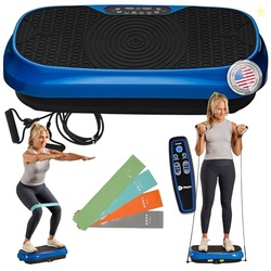 LIFEPRO WAVER MINI VIBRATION PLATE FOR LYMPHATIC DRAINAGE  WHOLE BODY VIBRATING PLATFORM EXERCISE MACHINE FOR MUSCLE TONING & RECOVERY WITH REMOTE & RESISTANCE BANDS, MAX LOAD 260 LB