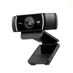 Logitech C922x HD Pro PC Webcam, Full HD 1080p/30fps or 720p/60fps Video, HD Light Correction, Works with Microsoft Teams, Google Meet, Zoom, Nintendo Switch 2s new GameChat mode, Mac/Tablet- Black