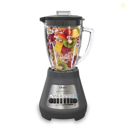 Oster Classic Series 8-Speed Blender with 6-Cup Glass Jar, Gray