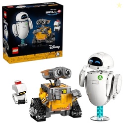 LEGO Disney & Pixar Wall-E & EVE Building Set for Adults, Ages 18+ - Home Office, Book Shelf, or Room Decor for Disney Fans - Gift Ideas for Men & Women - 43279