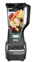 NINJA PROFESSIONAL BLENDER 1000W, TOTAL CRUSHING TECHNOLOGY- SMOOTHIES, ICE CRUSHING & FROZEN FRUIT, FULL-SIZE COUNTERTOP BLENDER, 72-OZ. PITCHER, BLACK & GREY, BL610