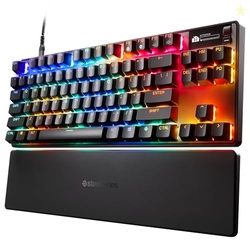 STEELSERIES APEX PRO TKL GEN 3 OMNIPOINT 3.0 HYPERMAGNETIC SWITCHES  ADJUSTABLE ACTUATION  RAPID TRIGGER  GAME-READY PRESETS  PROTECTION MODE  RAPID TAP/SOCD  OLED  RGB  PBT KEYCAPS  USB-C