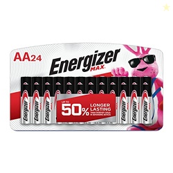 Energizer AA Batteries, MAX Double AA Battery Alkaline, 24 Count
