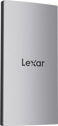 Lexar 2TB ES3 External SSD, Up to 1050MB/s Read, Storage Expansion, Compatible w/USB-C Smartphones, iPhone 15/16, PC, Mac, Tablets, Sleek & Sturdy Design, Silver (LES3XXX002T-RNSAU)