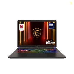 MSI Vector 16 HX AI 16 240Hz QHD+ Gaming Laptop: Intel Core Ultra 9-275HX, NVIDIA Geforce RTX 5070Ti, 16GB DDR5, 1TB NVMe SSD, Thunderbolt 5, Wi-Fi 7, Win 11 Home: Cosmo Gray A2XWHG-211US