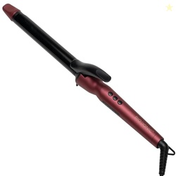 Bio Ionic Long Barrel Styler, 1" Curling Iron with Moisture Heat Technology & NanoIonic MX, Verstatile Curling Wand with Longer Barrel for Large Sized Soft Curls & Waves, Limited Edition Velvet Rouge