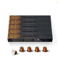 Nespresso Capsules Original Line, Livanto, Medium Roast Espresso Coffee, 50 Count Coffee Pods