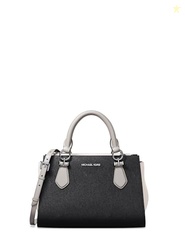 Michael Kors Marilyn Small Crossbody Bag, Silver-Tone Hardware/Black Multi