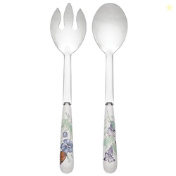 Lenox Butterfly Meadow 2pc Serving Set , White -, 0.84 LB