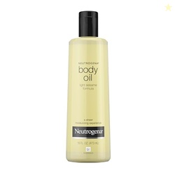 Neutrogena Body Oil Light Sesame Formula, 16 fl oz, Radiant Glow Moisturizer for Dry Skin, Bath & Shower Oil For Smooth and Hydrated Skin