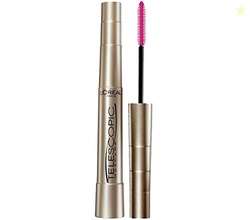 L'OREAL PARIS MAKEUP TELESCOPIC ORIGINAL LENGTHENING, LASH SEPARATING MASCARA WITH DUAL PRECISION BRUSH, WASHABLE, BLACKEST BLACK, 0.27 FL OZ., 1 COUNT