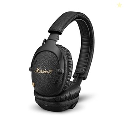 Marshall Monitor III A.N.C. Over-Ear Bluetooth Headphones - Active Noise Cancelling with Microphone | 100+ Hrs Wireless Playtime | Lightweight, Foldable Design for Travel - Black