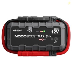 NOCO Boost Max GB250: 5250A UltraSafe Jump Starter  12V Lithium Battery Booster Pack, Portable Jump Box, Power Bank & Jumper Cables - for 16L Gas and Diesel Engines