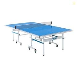 STIGA XTR Professional Outdoor Table Tennis Tables  All Weather Aluminum Waterproof Outdoor or Indoor Design with Net & Post - 10 Minute Easy Assembly Ping Pong Table with Compact Storage