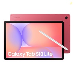 SAMSUNG GALAXY TAB S10 LITE, 8GB RAM, 256GB, 2TB EXPAND, LONG BATTERY LIFE, 10.9 LCD, S PEN FOR NOTE-TAKING, EXYNOS 1380, CIRCLE TO SEARCH, AI TOOLS, CORAL RED