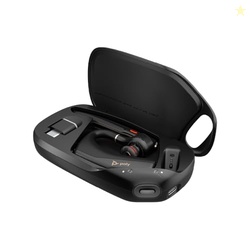 POLY Voyager Legend 50 UC Bluetooth Headset with Charging Case - 4 Noise-Canceling Mics, AI NoiseBlockAI & WindSmart Tech - Bluetooth Headphones with Mic, Smart Call Controls, All-Day Comfort