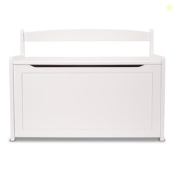 MELISSA & DOUG TOY CHEST, WOODEN TOY STORAGE BOX WITH SAFETY-HINGED LID, KIDS TOYS STORAGE ORGANIZER FOR PLAYROOM, BEDROOM, & MONTESSORI CLASSROOM FURNITURE FOR BOYS & GIRLS AGES 3+