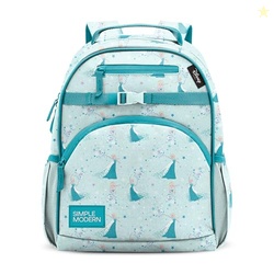 Simple Modern Medium Disney Toddler Backpack for School Girls and Boys | Kindergarten Elementary Kids Backpack | Fletcher Collection | Kids - 15" tall | Frozen Elsa's Snowflake