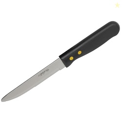 Winco Round End Steak Knife with Plastic Handle