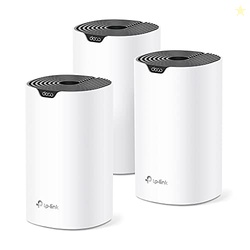 TP-Link Deco S4 Mesh AC1900 WiFi System - Up to 5,500 Sq.ft. Coverage, Replaces WiFi Router and Extender, Gigabit Ports, Works with Alexa, Deco S4(3-Pack)