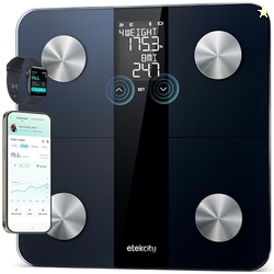 Etekcity Upgraded Smart Scale for Body Weight, FSA&HSA Eligible, Bathroom Digital Scale with BMI, Body Fat, Muscle Mass, 13 Metrics with a Large Display, Support Offline Mode and Apps Connection