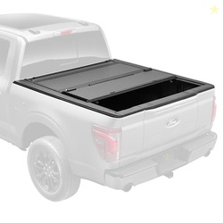 REALTRUCK BAK BAKFLIP MX4 HARD FOLDING TRUCK BED TONNEAU COVER | 448130 | FITS 2019-2025 CHEVY/GMC SILVERADO/SIERRA, W/MULTIPRO/FLEX TAILGATE (WILL NOT FIT CARBON PRO BED) 5' 10" BED (69.9")