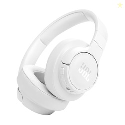 JBL TUNE 770NC - ADAPTIVE NOISE CANCELLING WITH SMART AMBIENT WIRELESS OVER-EAR HEADPHONES, BLUETOOTH 5.3, UP TO 70H BATTERY LIFE WITH SPEED CHARGE, LIGHTWEIGHT, COMFORTABLE & FOLDABLE DESIGN (WHITE)